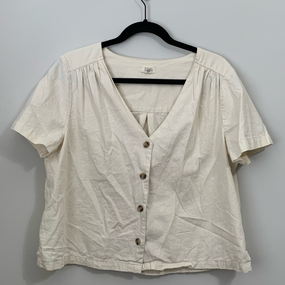Ana Linen Style Top